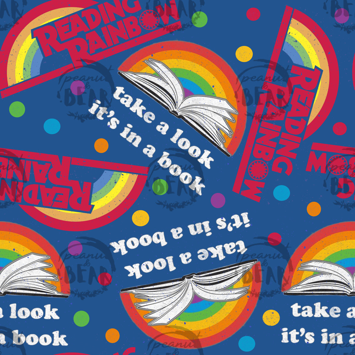 Colorful Literacy – Peanut and Bear Design