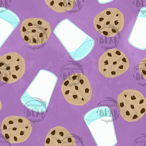 Milk and Cookies - Purple